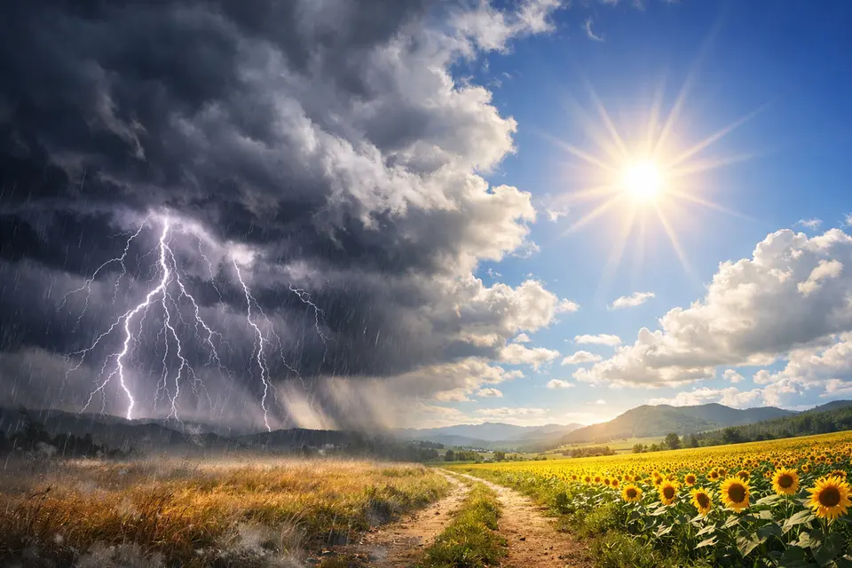 Meteo prossima settimana: avvio turbolento con temporali, poi torna il sole